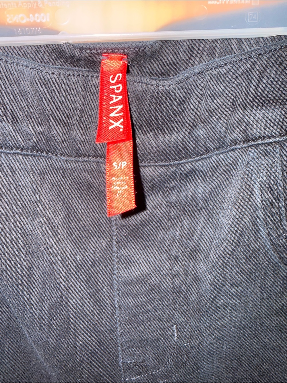SPANX women’s skinny jeans black with Signature Red Tag